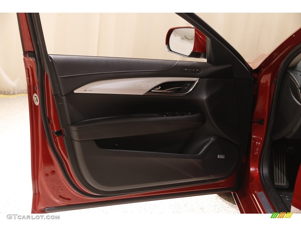 2014 Cadillac ATS 3.6L Jet Black/Jet Black Door Panel Photo #145378881