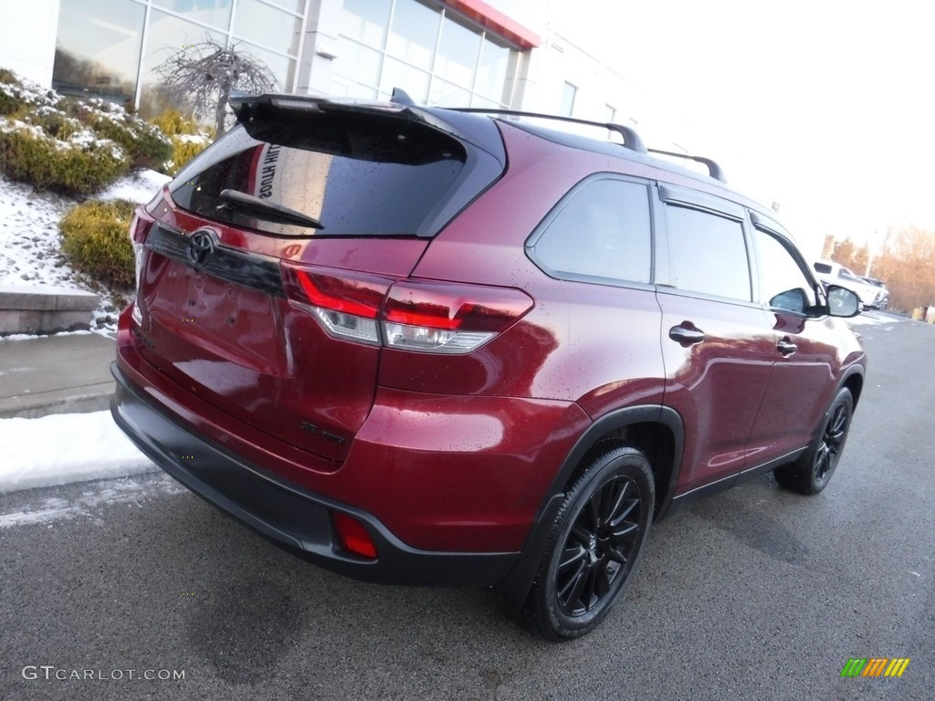 2019 Highlander SE AWD - Salsa Red Pearl / Black photo #14