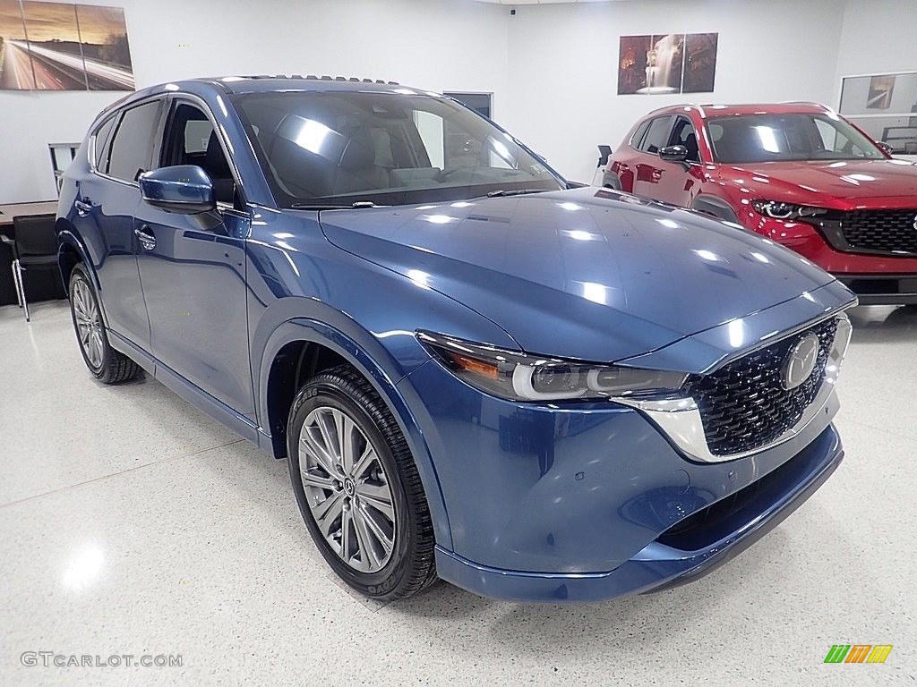 Eternal Blue Mica 2023 Mazda CX-5 Turbo Signature AWD Exterior Photo #145379680