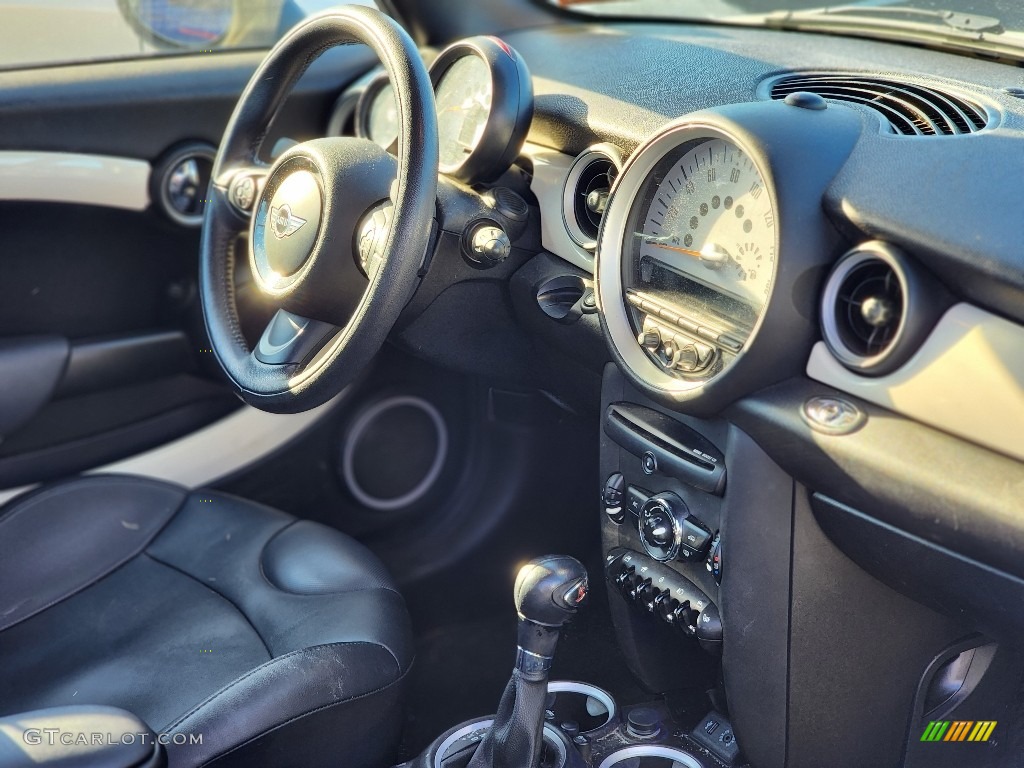 2014 Cooper S Convertible - Pepper White / Carbon Black photo #4