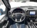 2020 Ford F150 Raptor Black/Recaro Blue Accent Interior Steering Wheel Photo