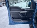 Raptor Black/Recaro Blue Accent Door Panel Photo for 2020 Ford F150 #145380576