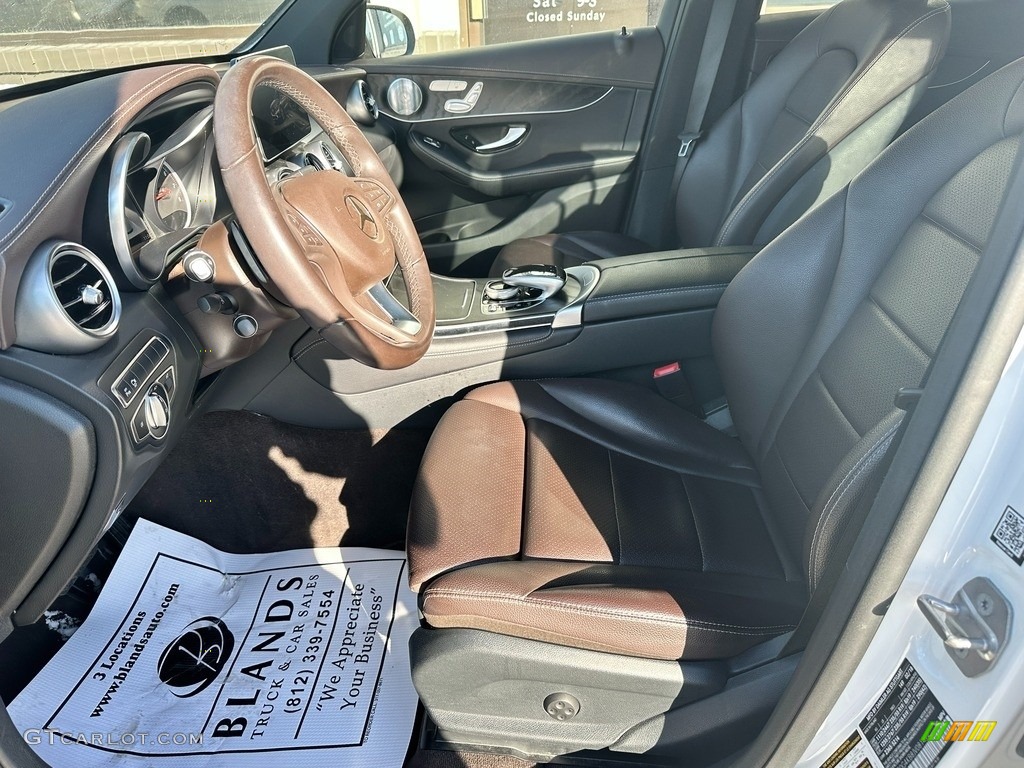 Espresso Brown/Black Interior 2018 Mercedes-Benz GLC 300 4Matic Photo #145380787