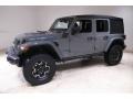 2021 Sting-Gray Jeep Wrangler Unlimited Rubicon 4xe Hybrid  photo #3