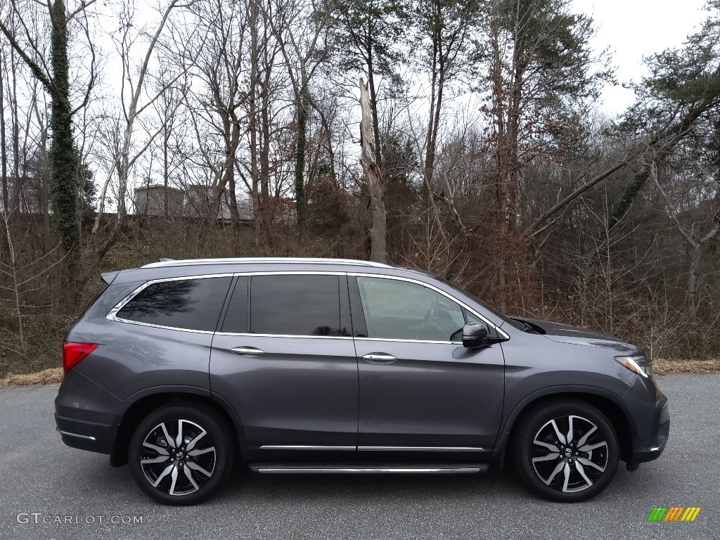 Modern Steel Metallic 2020 Honda Pilot Elite AWD Exterior Photo #145380907
