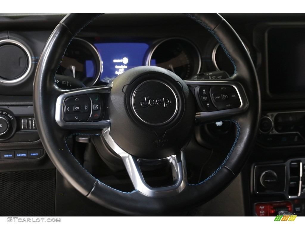 2021 Jeep Wrangler Unlimited Rubicon 4xe Hybrid Steering Wheel Photos