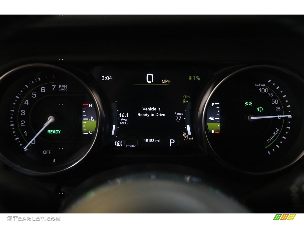 2021 Jeep Wrangler Unlimited Rubicon 4xe Hybrid Gauges Photos