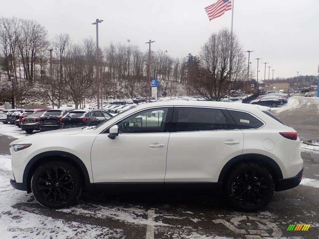 Snowflake White Pearl Mica 2023 Mazda CX-9 Touring Plus AWD Exterior Photo #145381030