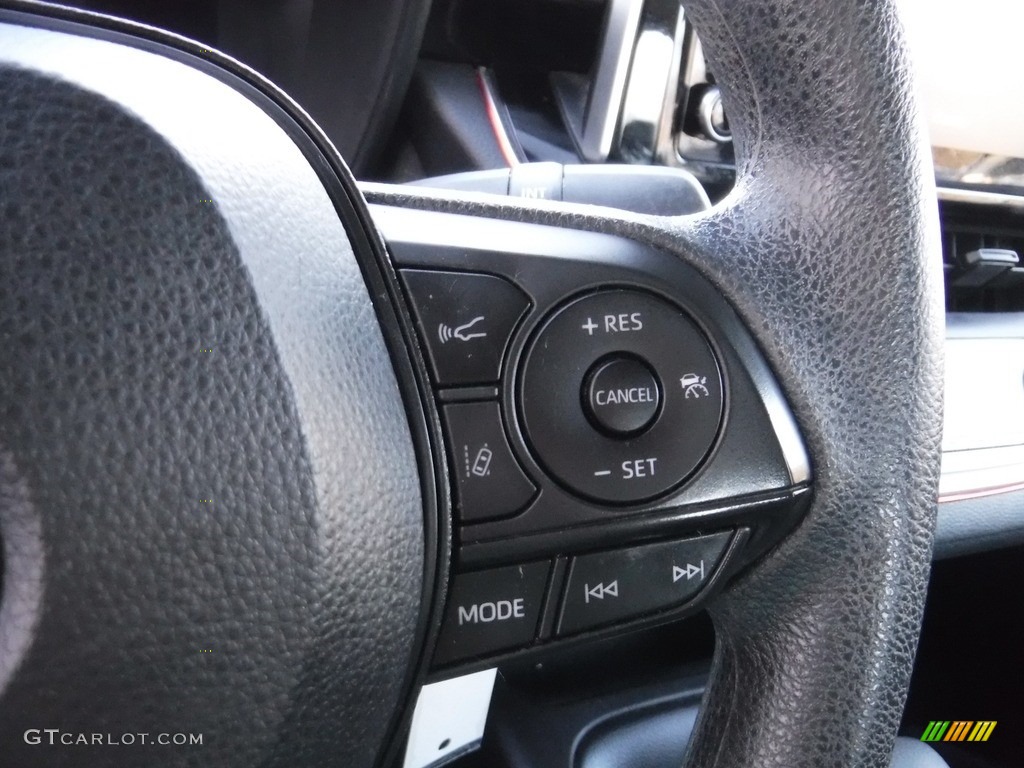 2021 Toyota Corolla LE Black Steering Wheel Photo #145381039