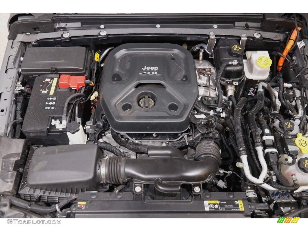 2021 Jeep Wrangler Unlimited Rubicon 4xe Hybrid 2.0 Liter e Turbocharged DOHC 16-Valve VVT 4 Cylinder Gasoline/Plug-In Electric Hybrid Engine Photo #145381204
