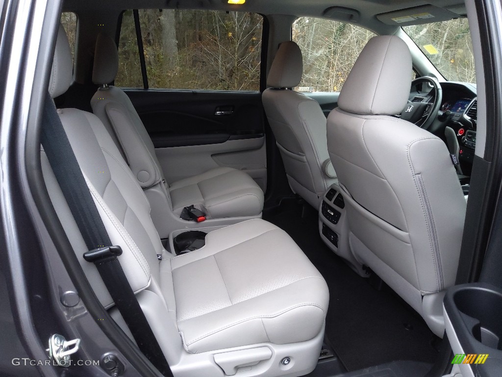 Gray Interior 2020 Honda Pilot Elite AWD Photo #145381273