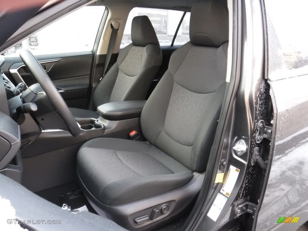 Black Interior 2020 Toyota RAV4 XLE AWD Hybrid Photo #145381921