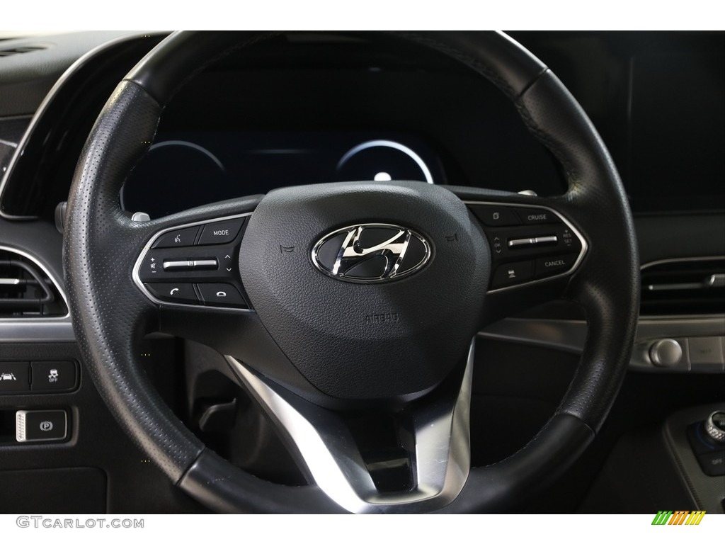 2022 Hyundai Palisade Calligraphy Black Steering Wheel Photo #145382371