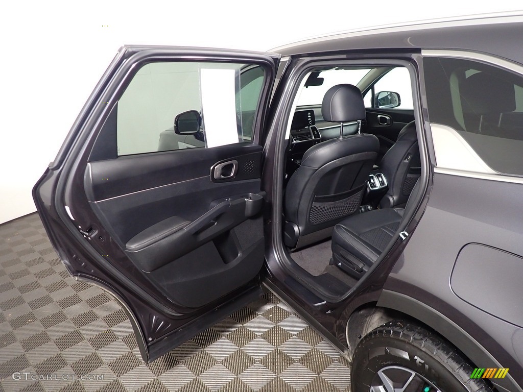 2021 Kia Sorento S Hybrid Black Door Panel Photo #145382554