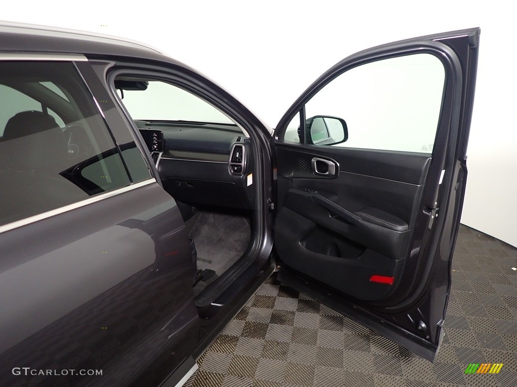 2021 Kia Sorento S Hybrid Black Door Panel Photo #145382636