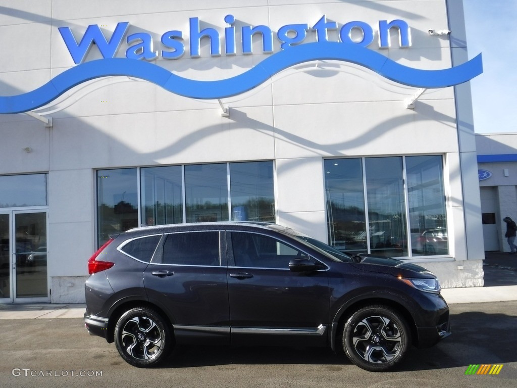 2019 CR-V Touring AWD - Gunmetal Metallic / Gray photo #2