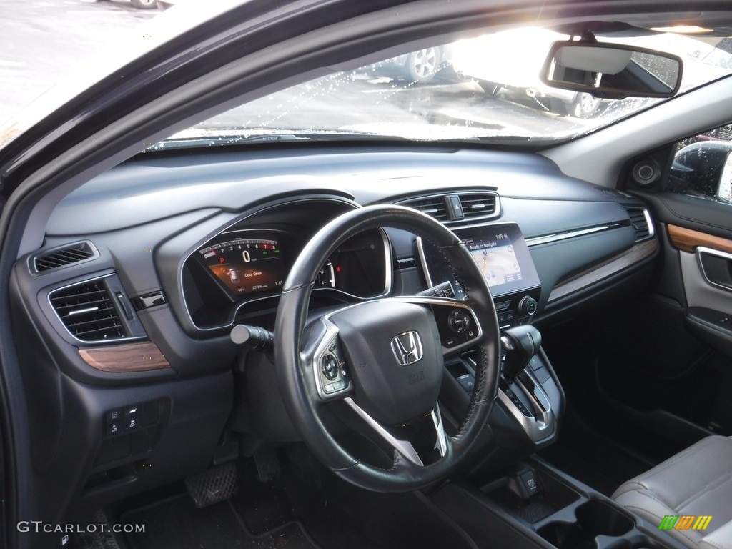2019 CR-V Touring AWD - Gunmetal Metallic / Gray photo #14