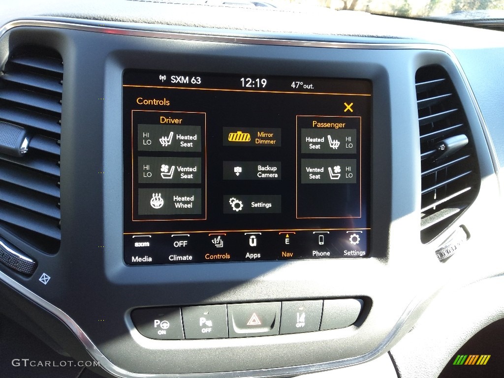 2023 Jeep Cherokee Altitude Lux 4x4 Controls Photo #145383073