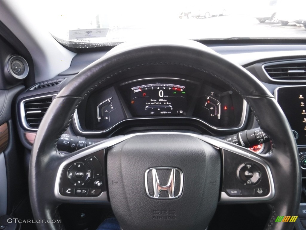 2019 CR-V Touring AWD - Gunmetal Metallic / Gray photo #27