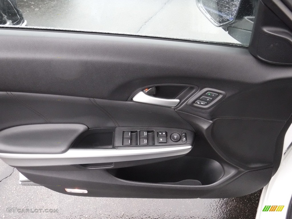 2015 Honda Crosstour EX-L V6 4WD Black Door Panel Photo #145383514