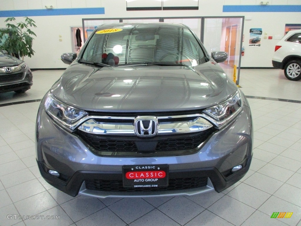 2018 CR-V EX-L AWD - Modern Steel Metallic / Gray photo #2