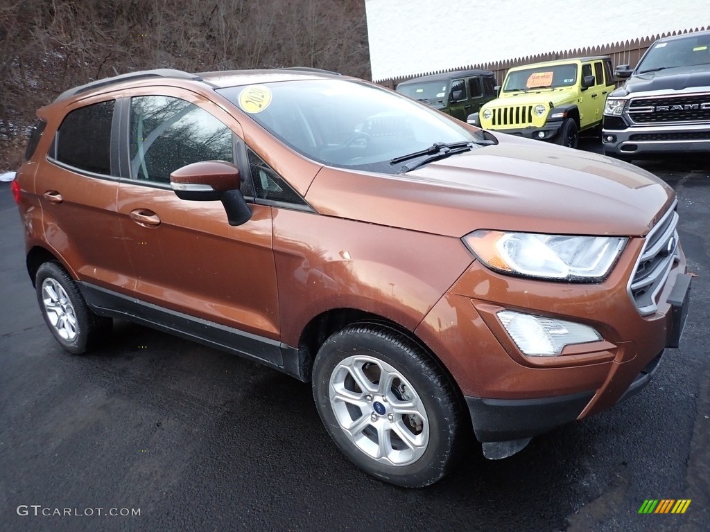 2020 EcoSport SE 4WD - Canyon Ridge Metallic / Ebony Black photo #8