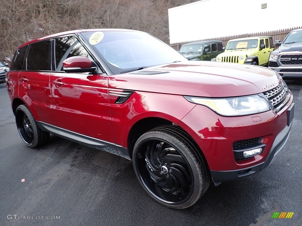 2016 Range Rover Sport HSE - Firenze Red Metallic / Ebony/Cirrus photo #8