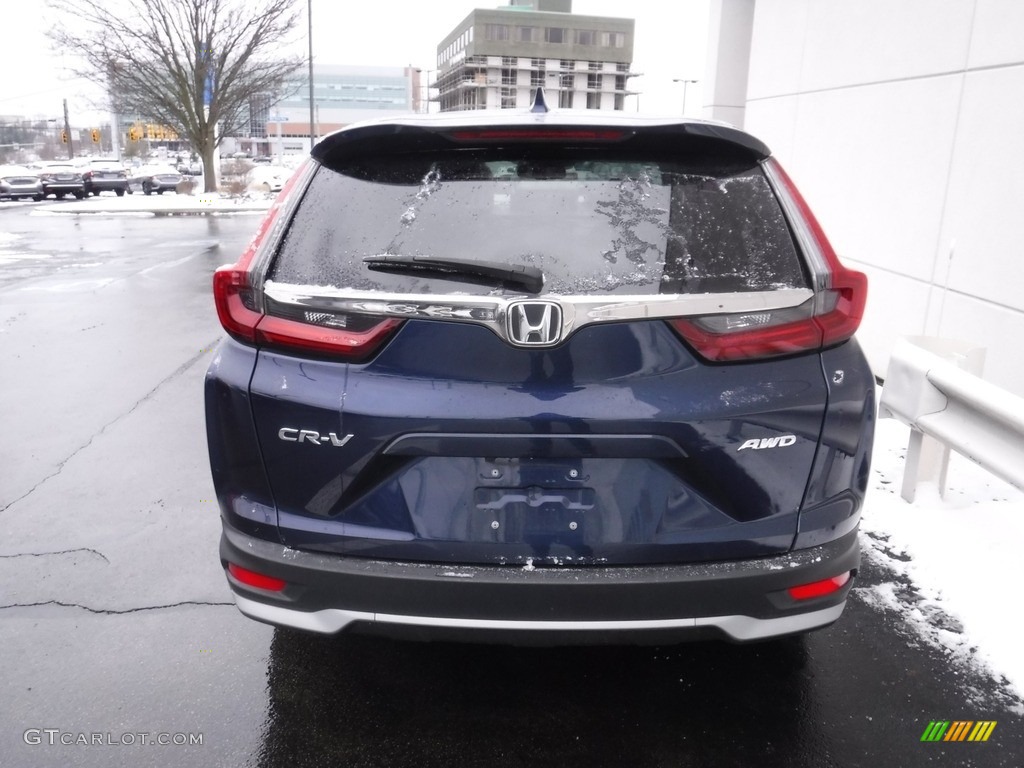 2020 CR-V EX-L AWD - Obsidian Blue Pearl / Gray photo #8