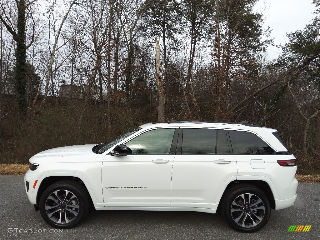 Bright White 2023 Jeep Grand Cherokee Overland 4x4 Exterior Photo #145384853