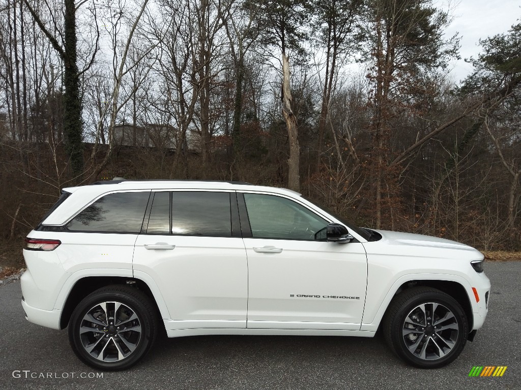 Bright White 2023 Jeep Grand Cherokee Overland 4x4 Exterior Photo #145384925