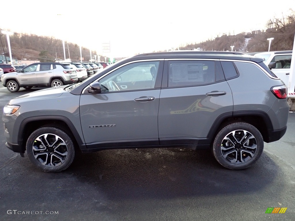 Sting Gray 2022 Jeep Compass Limited 4x4 Exterior Photo #145384988