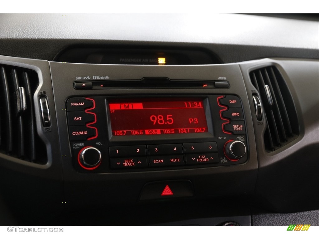 2012 Sportage LX AWD - Signal Red / Black photo #10