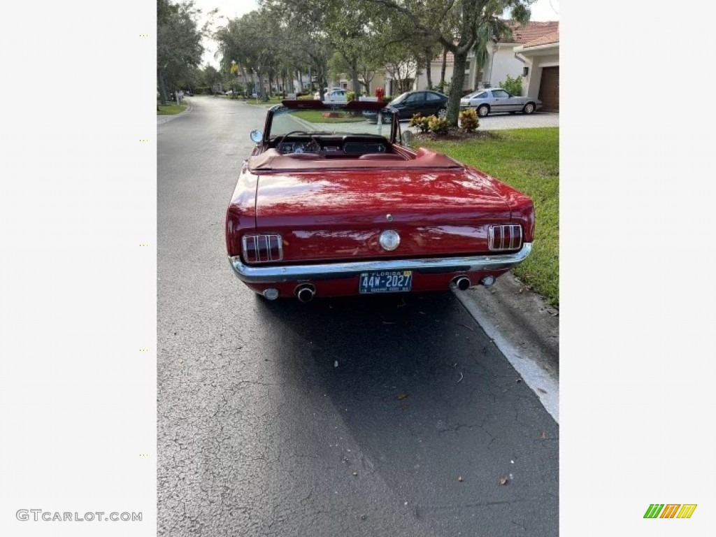1966 Mustang Convertible - Red / Red photo #10