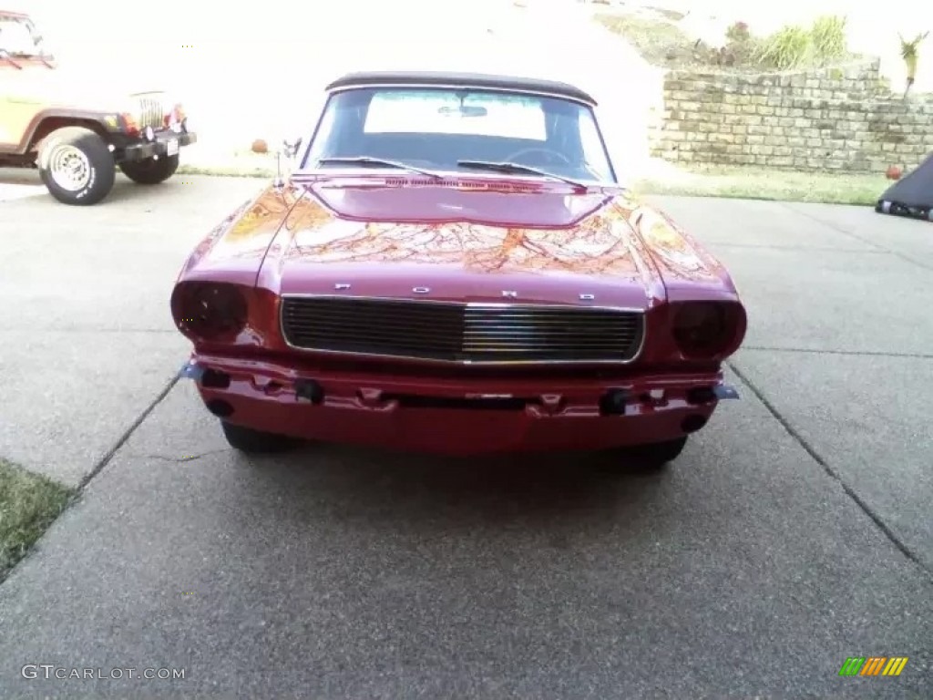 1966 Mustang Convertible - Red / Red photo #17