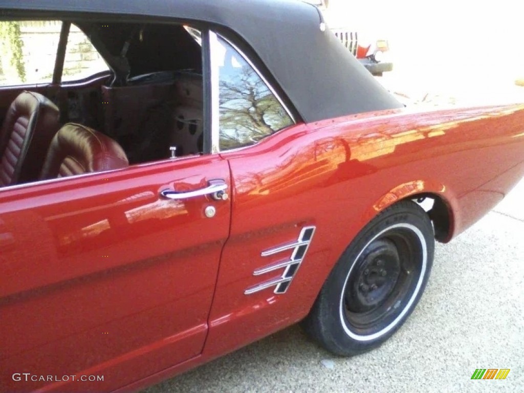 1966 Mustang Convertible - Red / Red photo #25