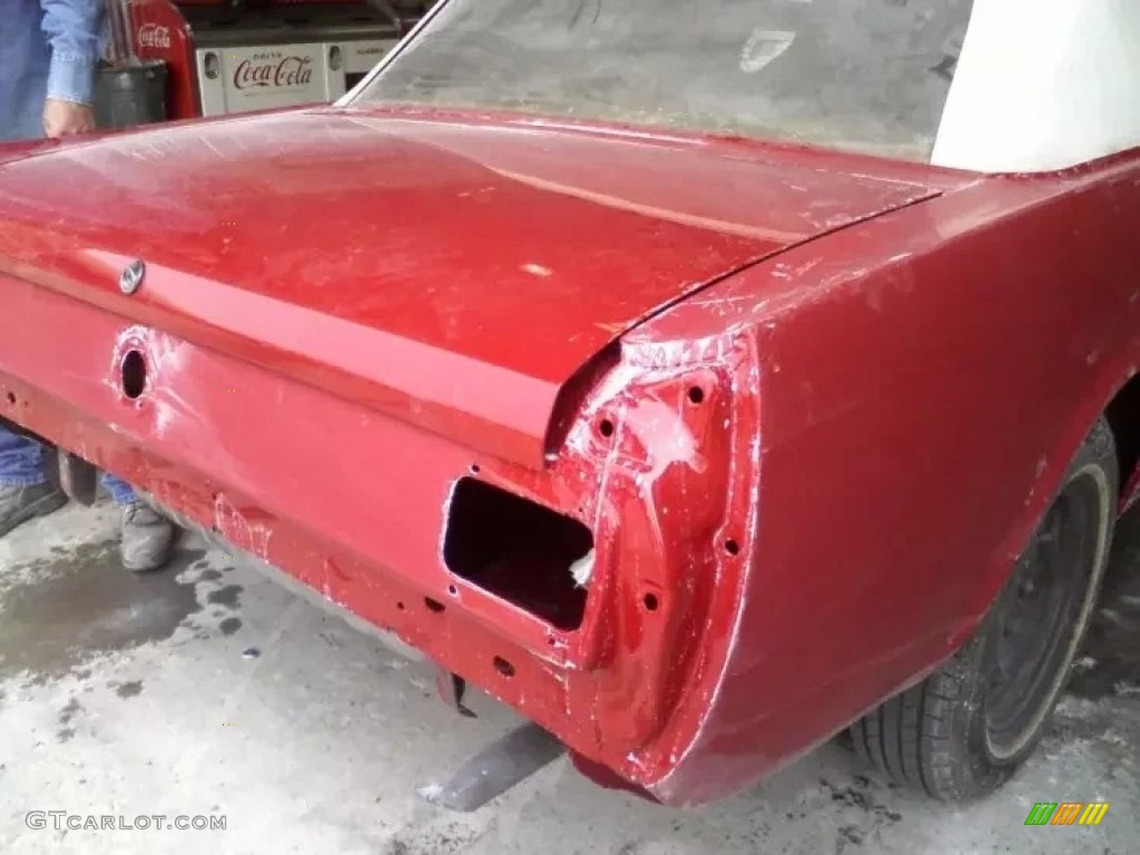 1966 Mustang Convertible - Red / Red photo #34