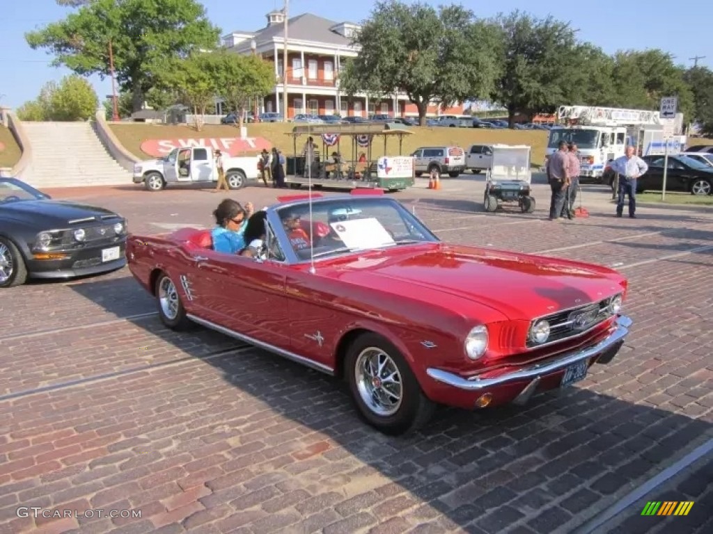 1966 Mustang Convertible - Red / Red photo #36