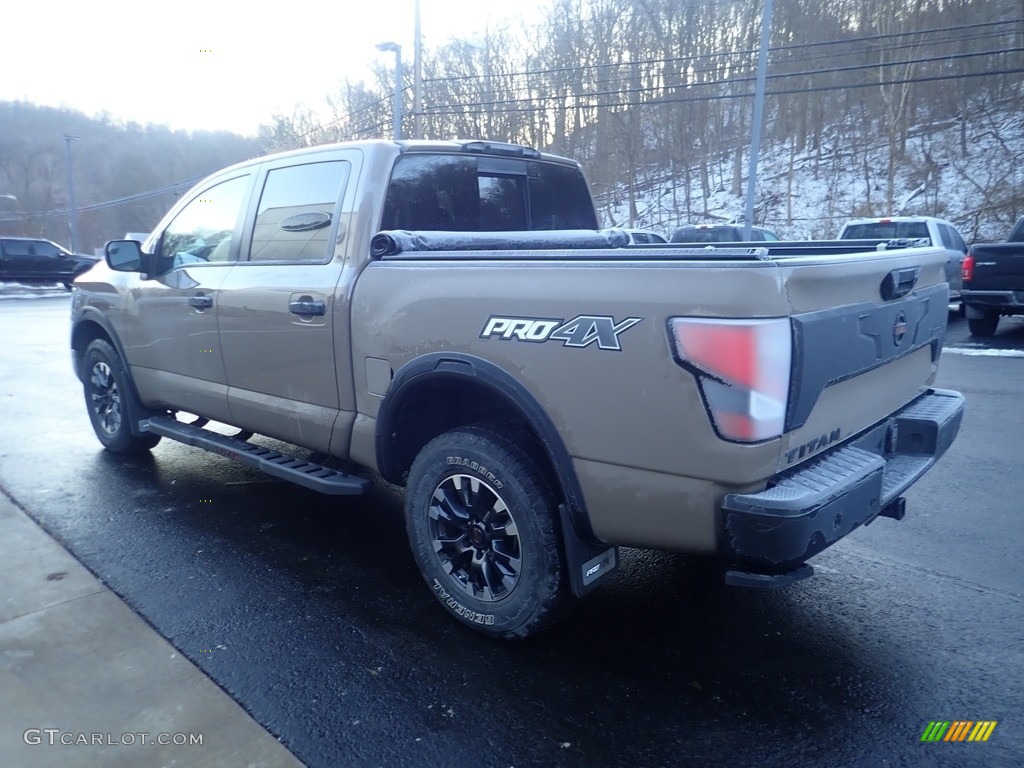 Baja Storm 2021 Nissan Titan Pro-4X Crew Cab 4x4 Exterior Photo #145387500