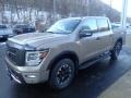 Front 3/4 View of 2021 Titan Pro-4X Crew Cab 4x4