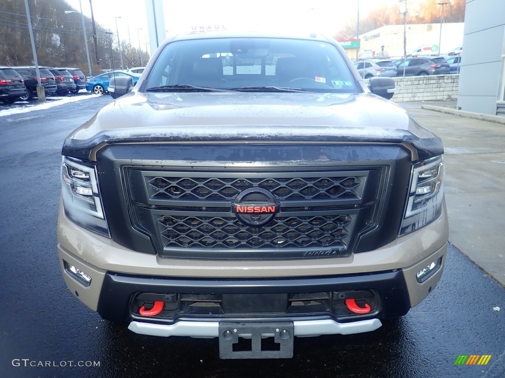 Baja Storm 2021 Nissan Titan Pro-4X Crew Cab 4x4 Exterior Photo #145387581