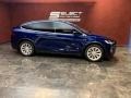 Deep Blue Metallic 2017 Tesla Model X 100D Exterior