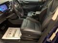 2017 Tesla Model X Black Interior Front Seat Photo