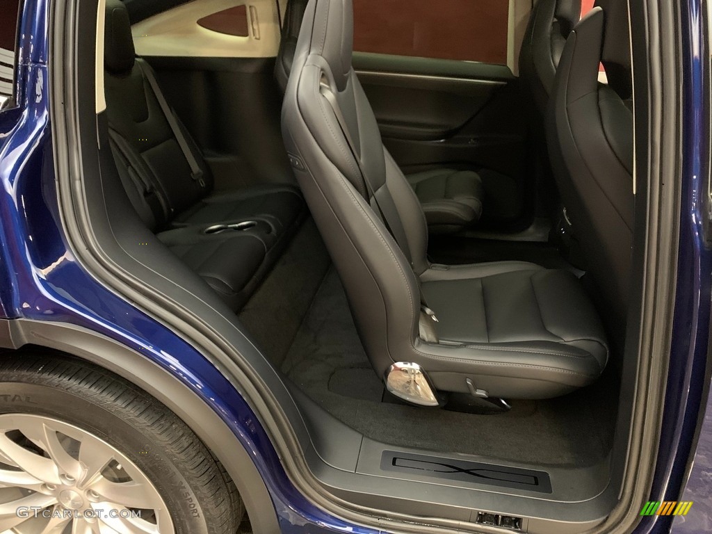 2017 Model X 100D - Deep Blue Metallic / Black photo #13