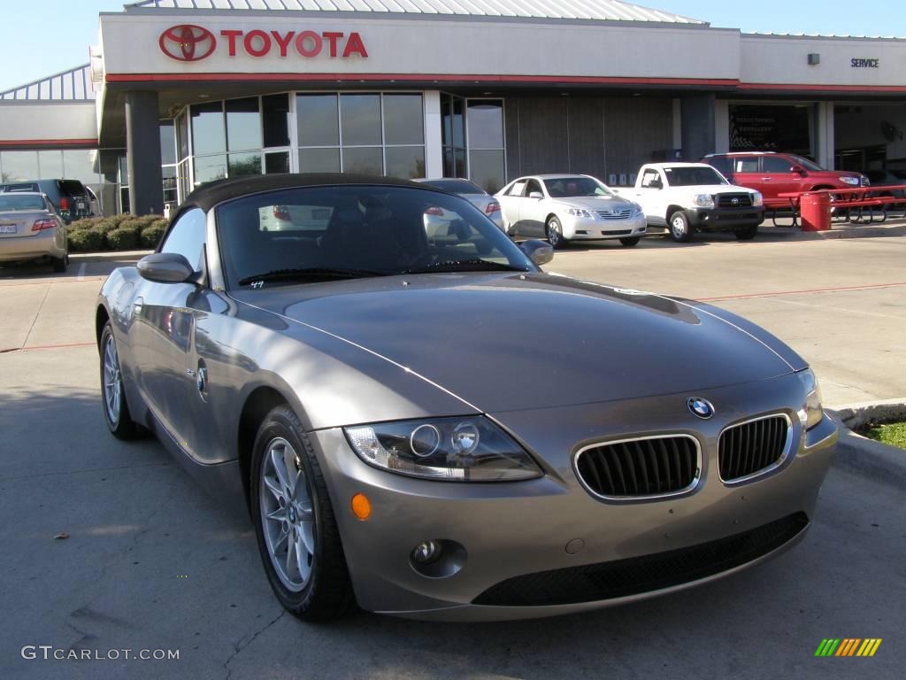 2005 Z4 2.5i Roadster - Sterling Grey Metallic / Black photo #1