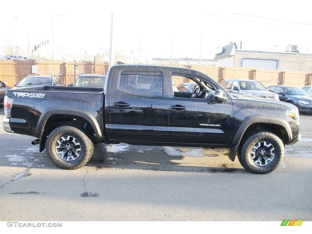 Midnight Black Metallic 2022 Toyota Tacoma TRD Off Road Double Cab 4x4 Exterior Photo #145388595