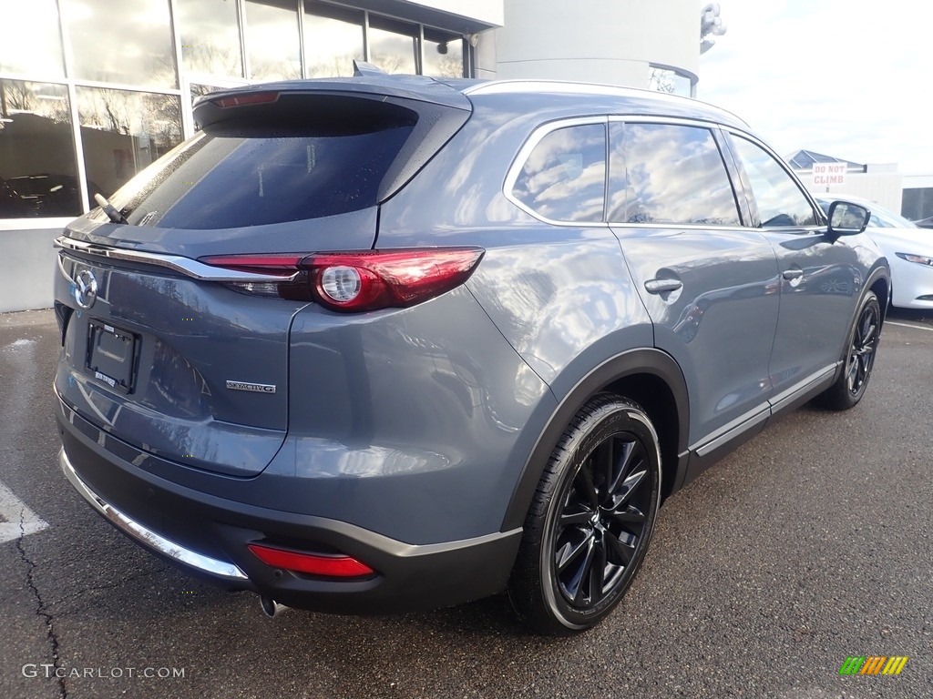 2023 CX-9 Carbon Edition AWD - Polymetal Gray Metallic / Red photo #2