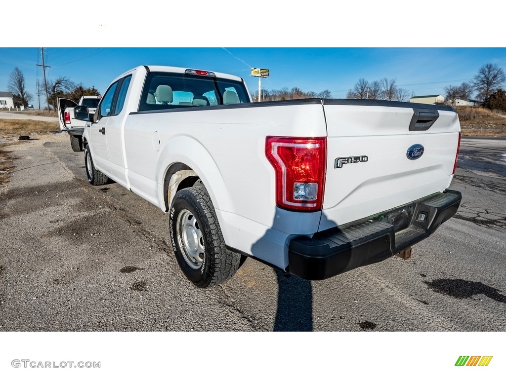 2016 F150 XLT SuperCab - Oxford White / Medium Earth Gray photo #6
