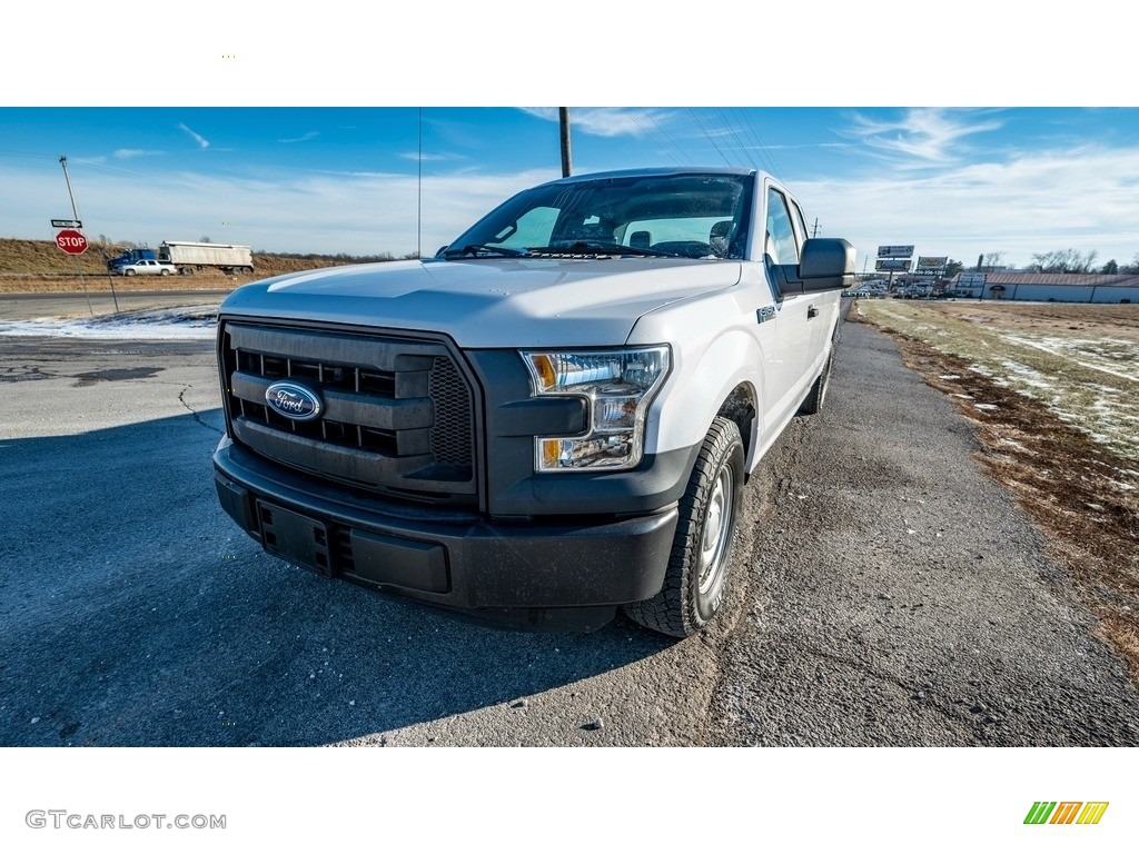 2016 F150 XLT SuperCab - Oxford White / Medium Earth Gray photo #8