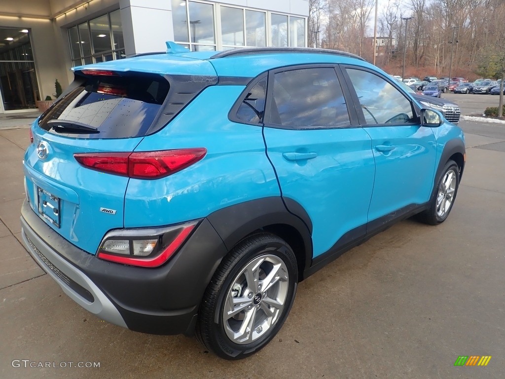 2023 Kona SEL AWD - Teal Isle / Black photo #2