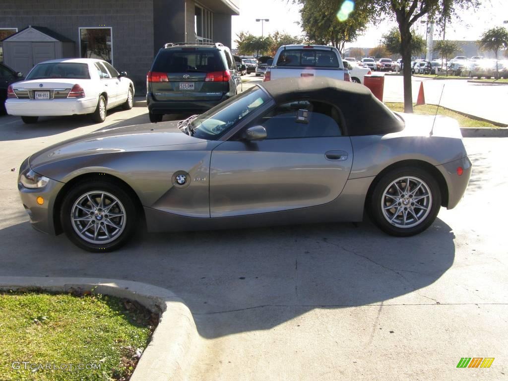 2005 Z4 2.5i Roadster - Sterling Grey Metallic / Black photo #4